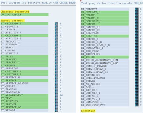 kn table in sap crm