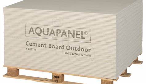 Knauf AQUAPANEL® Cement Board Outdoor, 12,5 mm