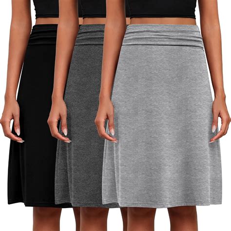 Knee Length Lightweight Skirts