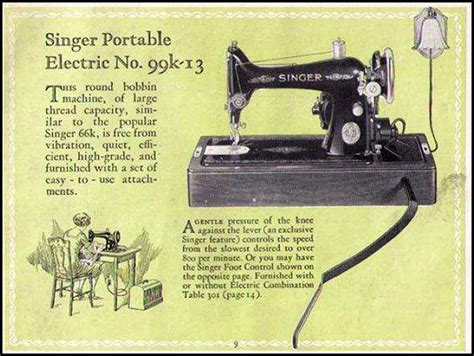 Knee Lever Sewing Machine