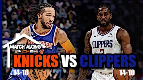 knicks vs clippers live