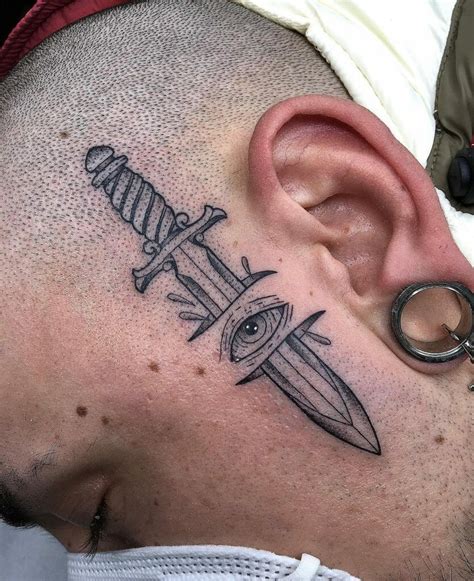 Knife Face Piercing