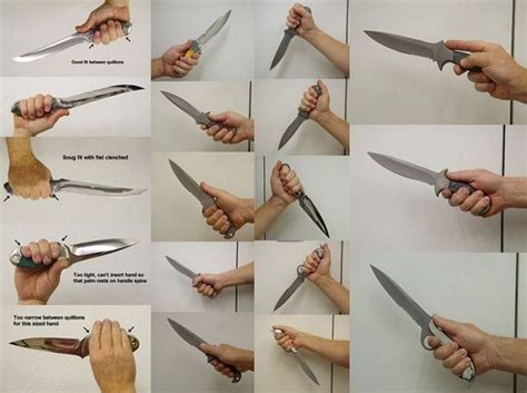 Knife Poses Drawing