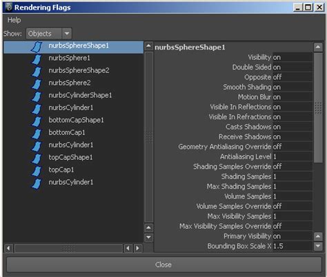 Knife Set Node Attribute