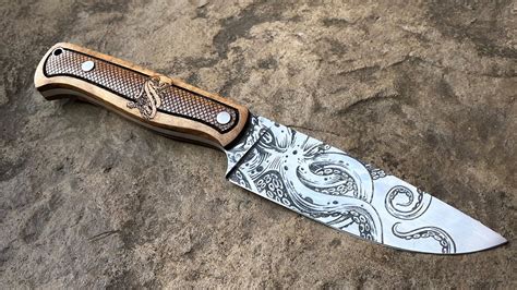 Knife With Engraved