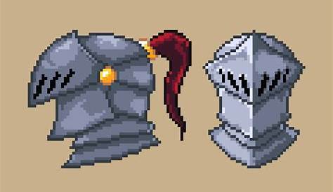 Pixilart - Pixel Knight Helm by Pixel-Knight