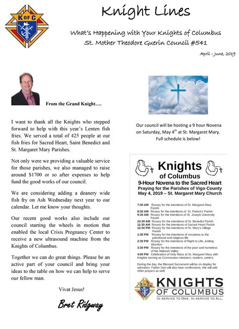 knights of columbus website news