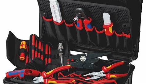 Knipex 13 Piece Electrician S 1000 Volt Insulated Tool Set In Tool