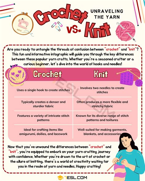 Knit And Crochet Difference