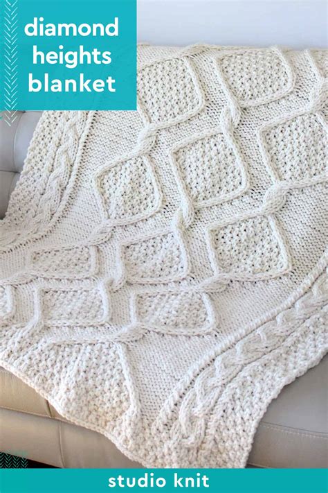 Knit Blanket Pattern Size 17 Needles