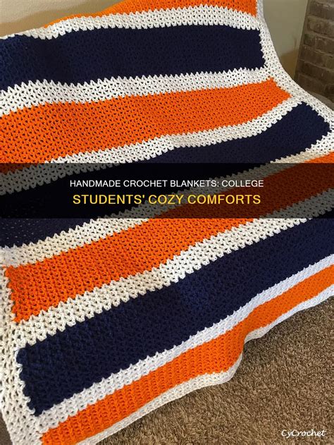 Knit Pattern College Blanket