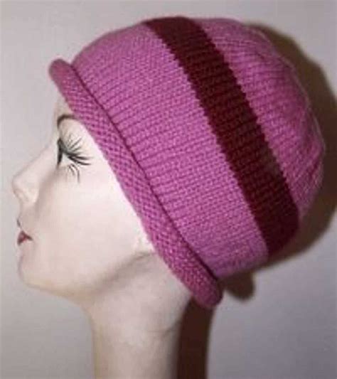 Knit Pattern Hat Brim