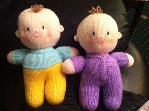 knitted baby doll