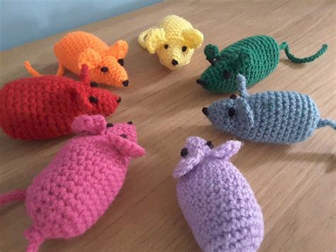 Knitted Cat Mouse Toy Pattern