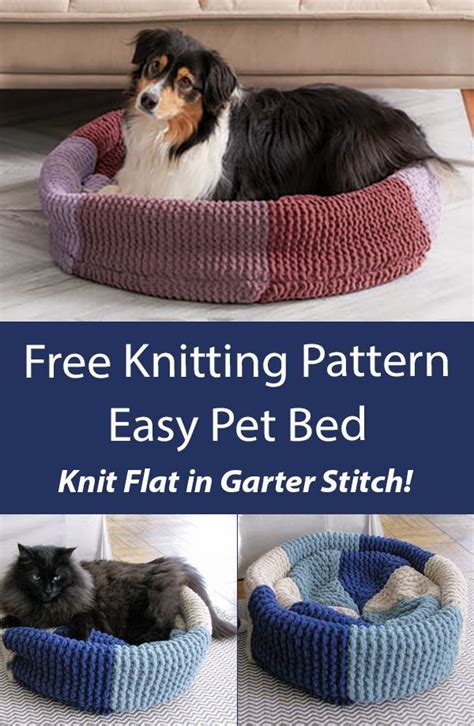Knitted Dog Bed Pattern