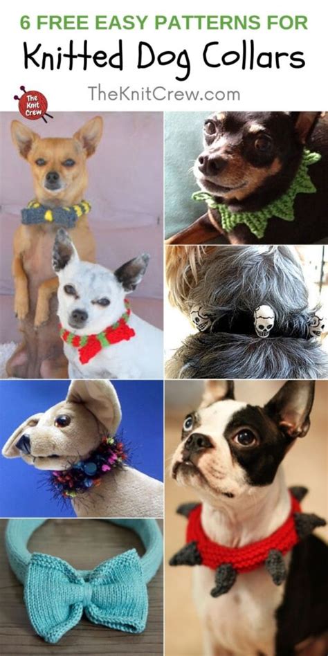 Knitted Dog Collars