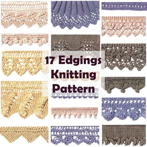 Knitted On Edging Patterns
