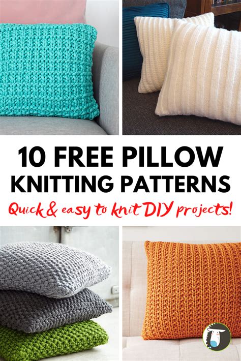 Knitted Pillow Cases Patterns