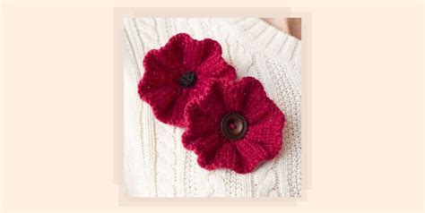 Knitted Poppy Patterns Uk