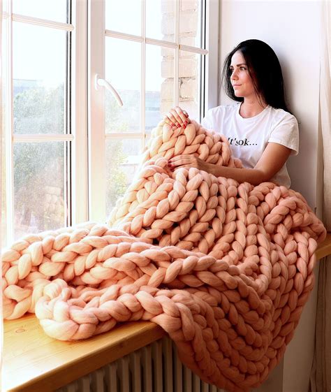 Chunky HandKnit Blankets For Giants That Also Work For Humans