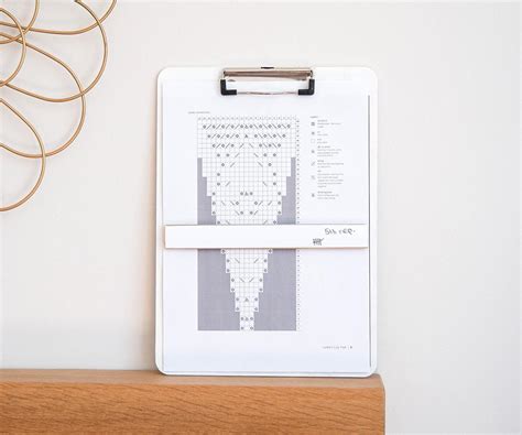Knitter's Pride Pattern Holder FoldUp Knitting Chart