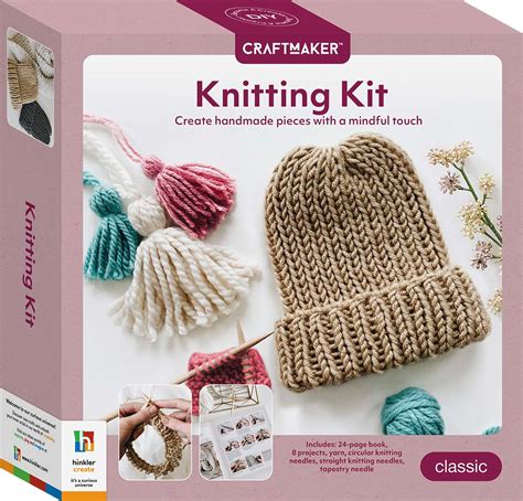 Style Me Up! Rainbow Knitting Kit Home Crafts
