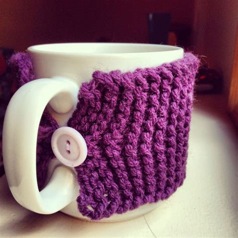 Knit Coffee Cozy Patterns A Knitting Blog