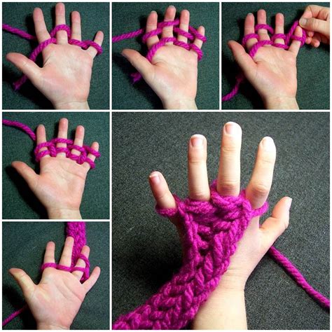 SkaMama's Bone Hook 4Finger Knitting 101