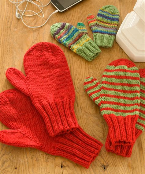 How to knit mittens a free pattern for mittens, suitable
