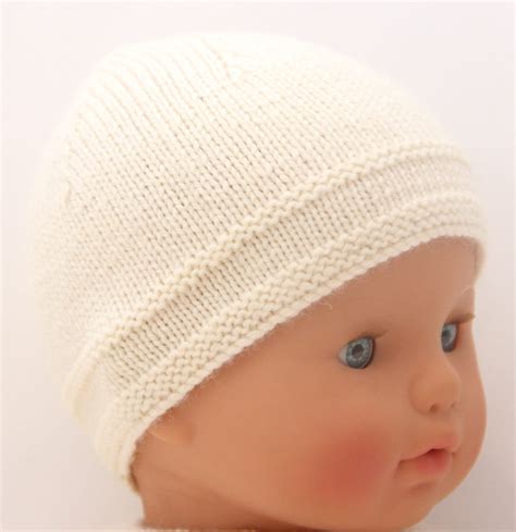 Baby Beanie Hat Knitting Pattern The Knitting Network