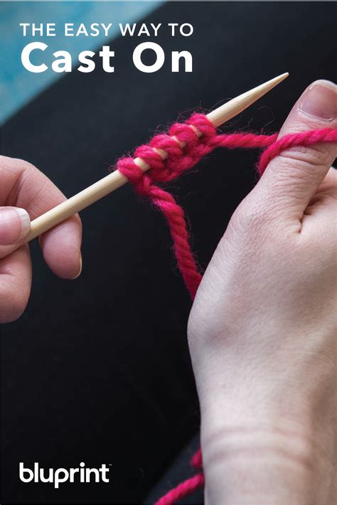 Thumb grip for basic knitting caston Cast on knitting