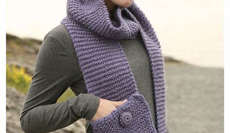 Knitting Pattern Scarf With Pockets