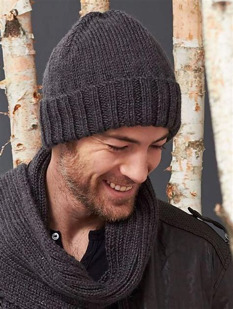 Free Knitting Pattern for Graham Slouchy Beanie Easy