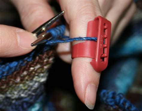 Knitting ringCrochet ringYarn guide ringHammered copper
