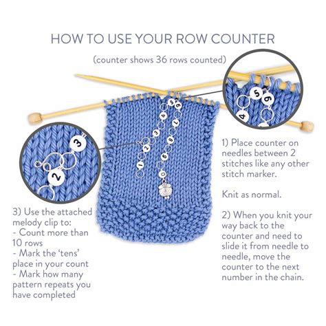 Knitting Chain Row Counter