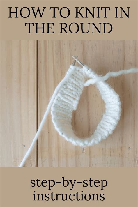 Knitting In The Round Beginner Patterns