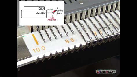 Knitting Machine Fine Knit Bar
