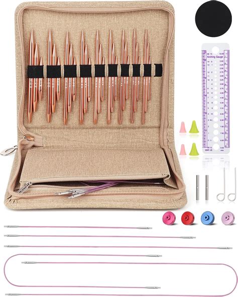 Knitting Needle Set With Case