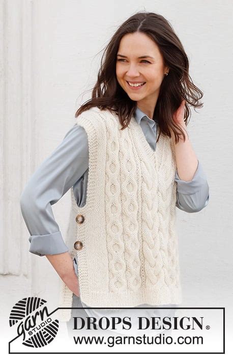 Knitting Pattern Aran Vest