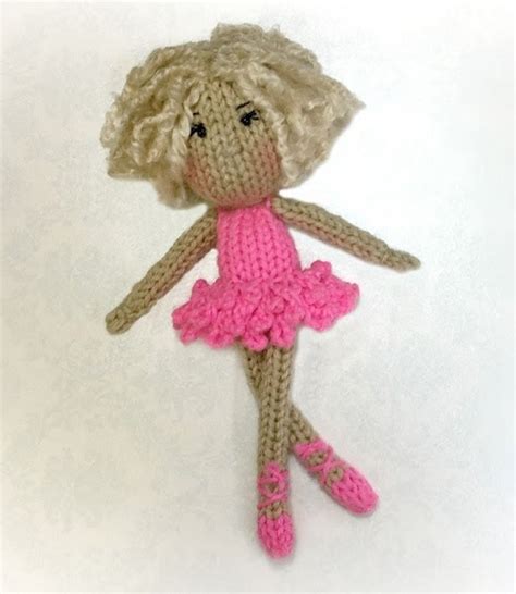 Knitting Pattern Ballerina Doll