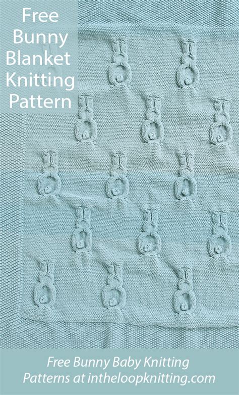 Knitting Pattern Bunny Blanket