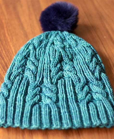 Knitting Pattern Cable Stitch Hat