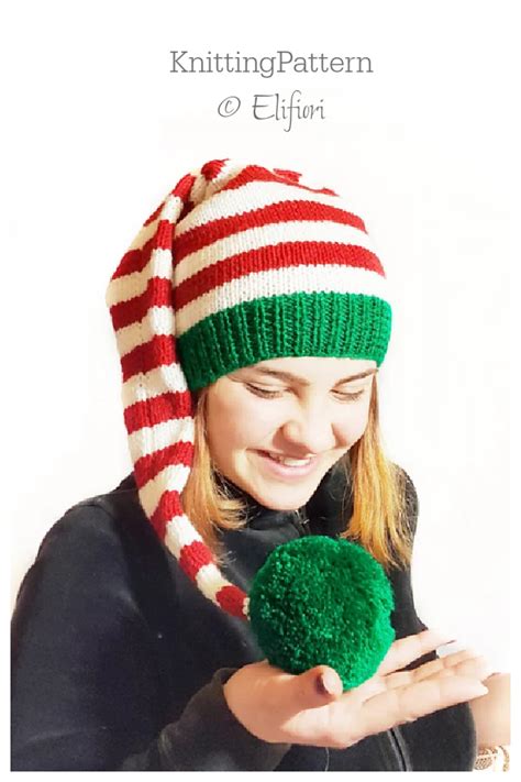 Knitting Pattern For Elf Hat