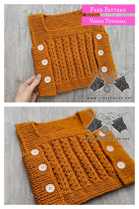 Knitting Patterns Baby Vest
