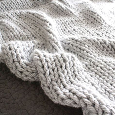 Knitting Patterns For Bulky Blankets