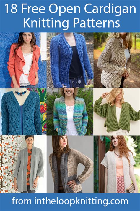 Knitting Patterns For Cardigans