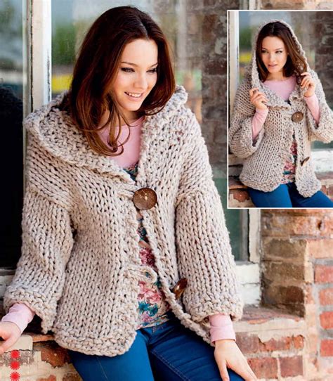 Knitting Patterns For Ladies Chunky Jackets