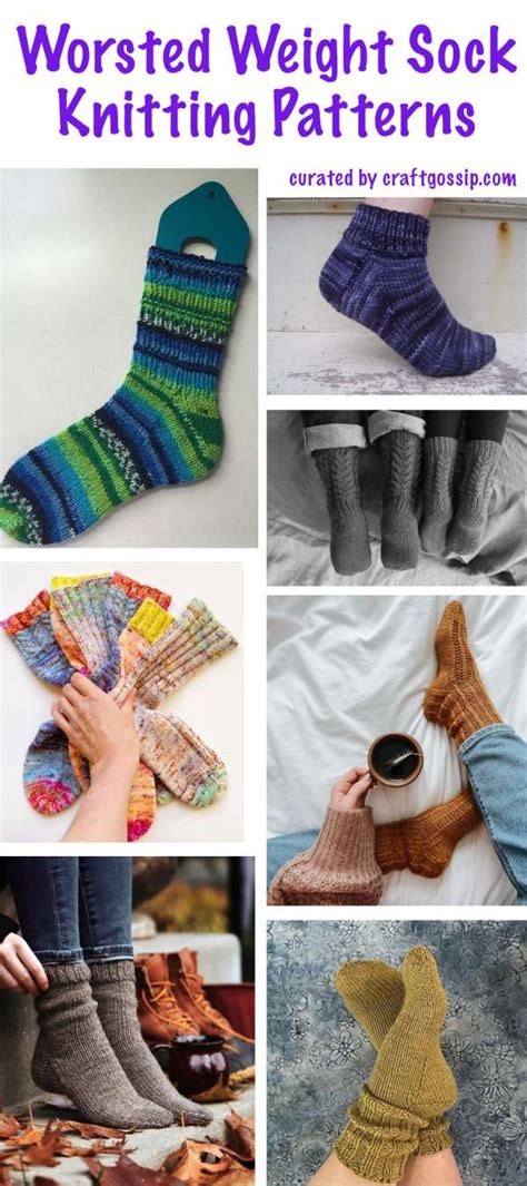 Knitting Worsted Weight Socks