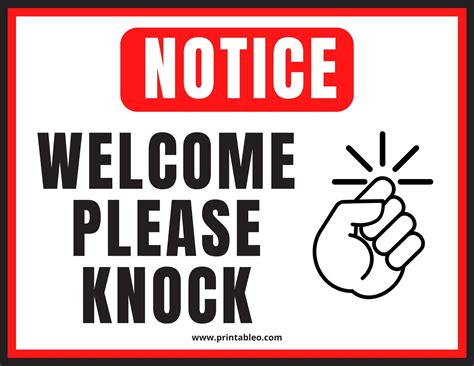 knock wisely