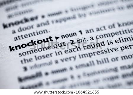 Knockout Definition Francais